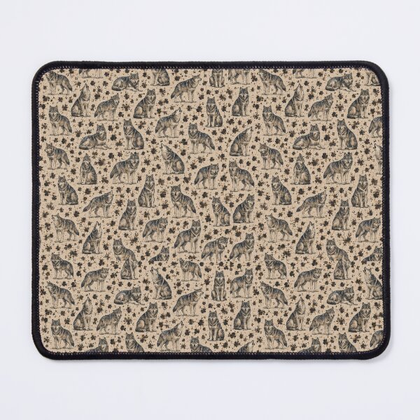 Item preview, Seamless Wolf and Leopard Print Pattern - V1 designed and sold by Side Quest Co..