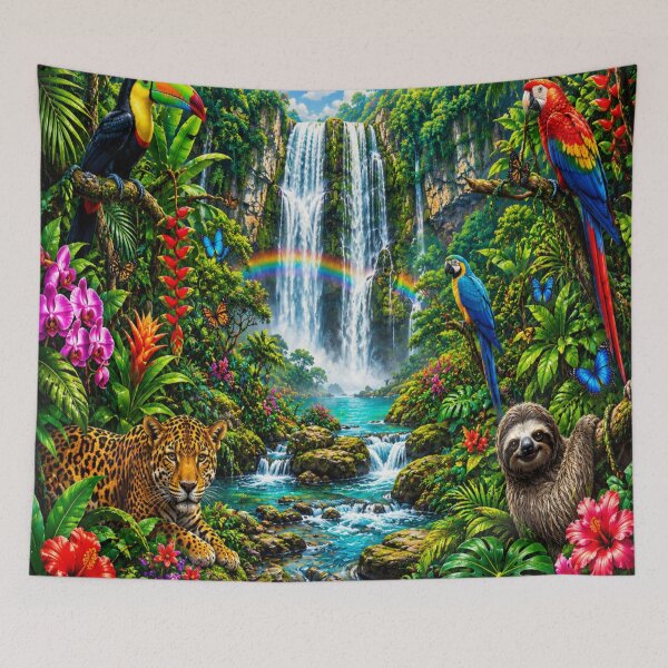 Item preview, Rainforest Waterfall designed and sold by DazzleKitty.
