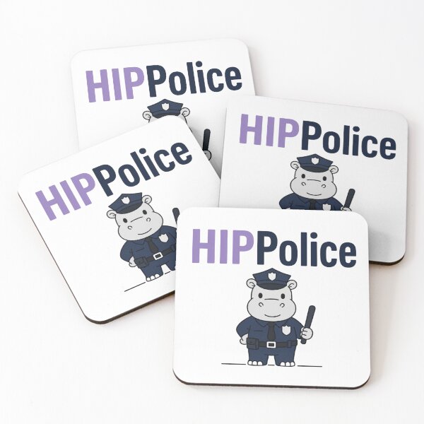 Item preview, Funny Hippo Police Pun designed and sold by NicramR.