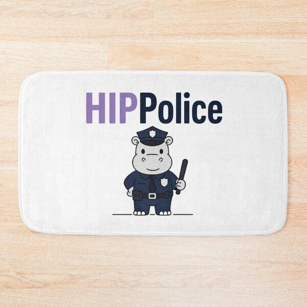 Item preview, Funny Hippo Police Pun designed and sold by NicramR.