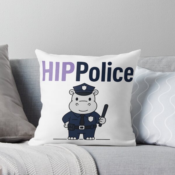 Item preview, Funny Hippo Police Pun designed and sold by NicramR.