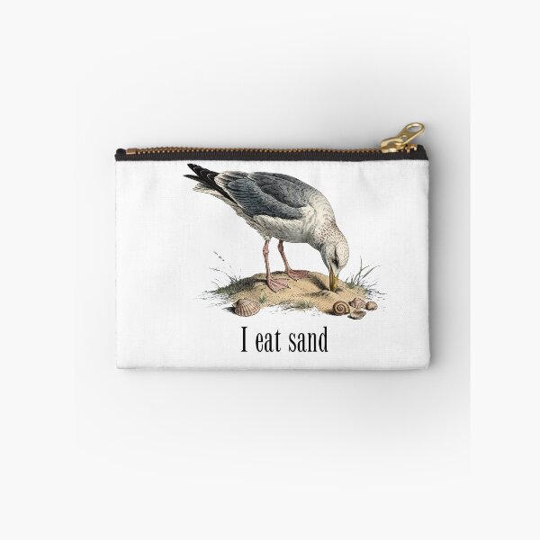 Item preview, I Eat Sand - Funny Seagull Vintage Bird Meme Birdwatching designed and sold by Neurospicy Trolls.