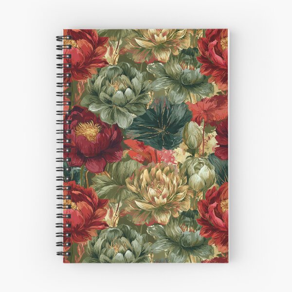 Item preview, Fragrant Lotus Floral  - Retro Flower Floral - Bridal Shower Gifts designed and sold by RoyalStarsPatts.