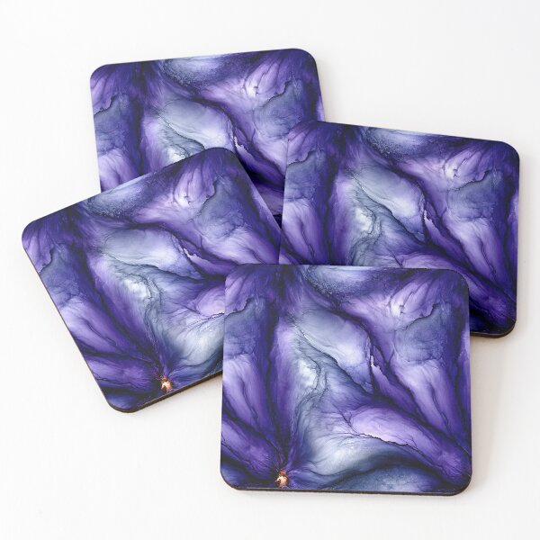 Item preview, Amethyst Nebula Ink Wash Abstract designed and sold by Piotrek0001.