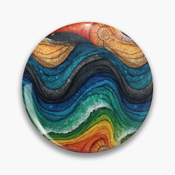 Item preview, Arctic Sunset Layered Fluid Art designed and sold by Piotrek0001.