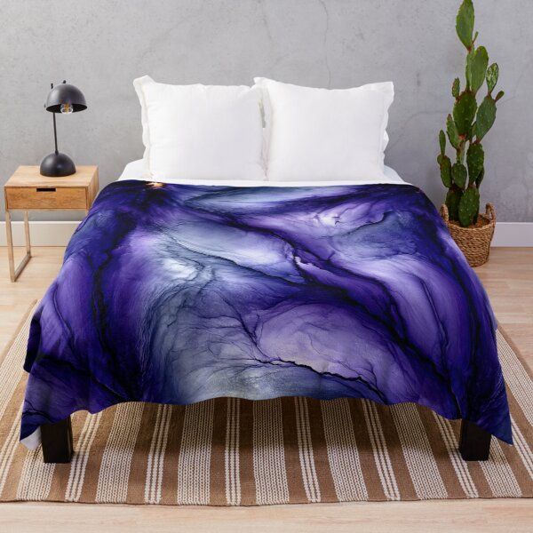 Item preview, Amethyst Nebula Ink Wash Abstract designed and sold by Piotrek0001.