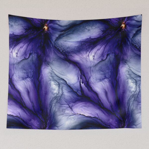 Item preview, Amethyst Nebula Ink Wash Abstract designed and sold by Piotrek0001.