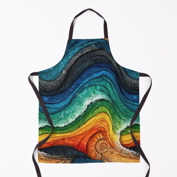Item preview, Arctic Sunset Layered Fluid Art designed and sold by Piotrek0001.