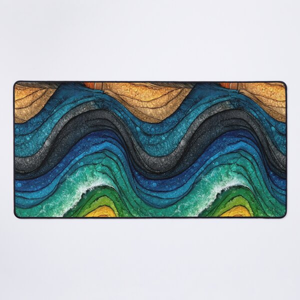 Item preview, Arctic Sunset Layered Fluid Art designed and sold by Piotrek0001.