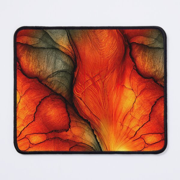 Item preview, Scarlet Haze Fluid Abstract Art designed and sold by Piotrek0001.