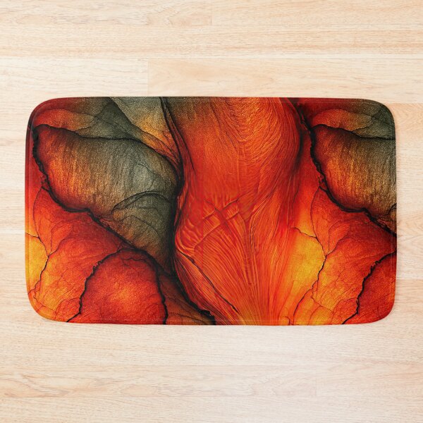 Item preview, Scarlet Haze Fluid Abstract Art designed and sold by Piotrek0001.