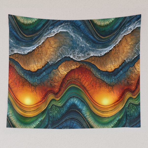 Item preview, Radiant Reef Current Fluid Art designed and sold by Piotrek0001.