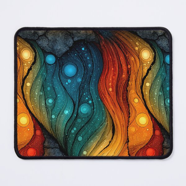 Item preview, Celestial Ink Droplets Abstract designed and sold by Piotrek0001.
