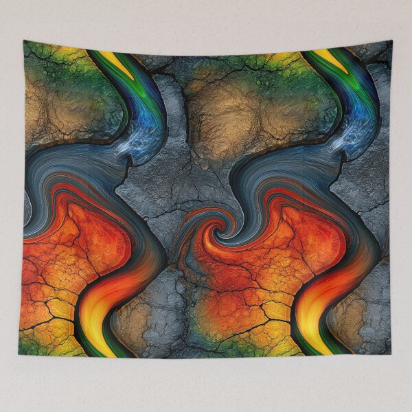 Item preview, Molten Core Abstract Ink Texture designed and sold by Piotrek0001.
