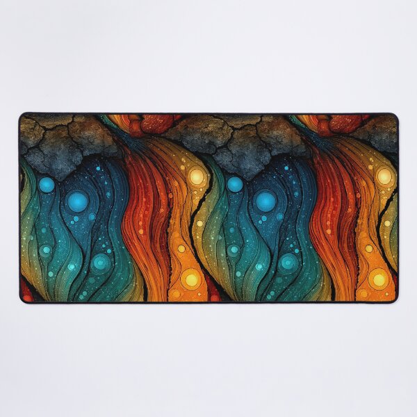 Item preview, Celestial Ink Droplets Abstract designed and sold by Piotrek0001.