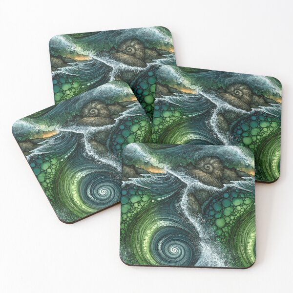 Item preview, Verdant Swirl Tide Fluid Art designed and sold by Piotrek0001.
