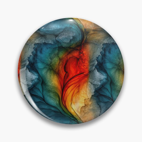 Item preview, Glacial Ember Mist Abstract Art designed and sold by Piotrek0001.