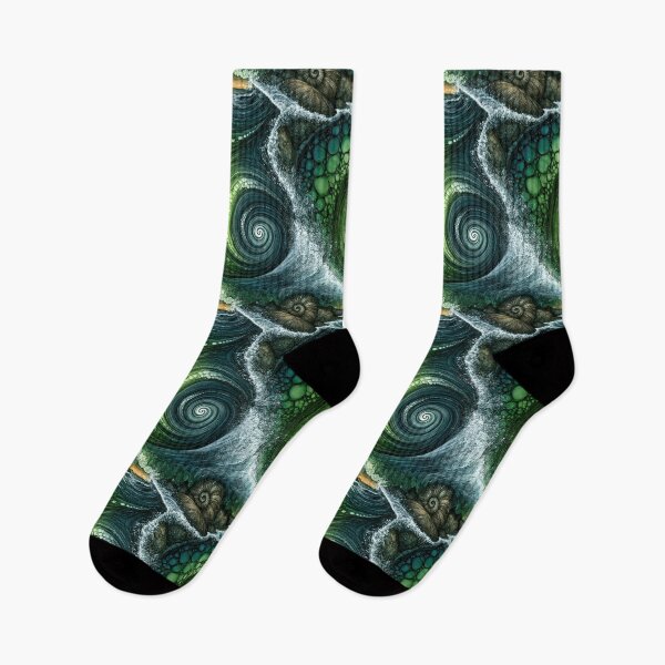 Item preview, Verdant Swirl Tide Fluid Art designed and sold by Piotrek0001.