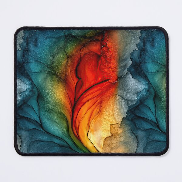 Item preview, Glacial Ember Mist Abstract Art designed and sold by Piotrek0001.