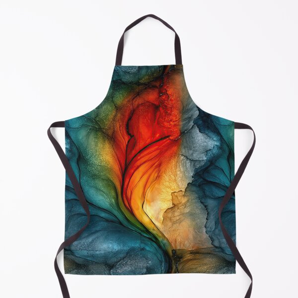 Item preview, Glacial Ember Mist Abstract Art designed and sold by Piotrek0001.