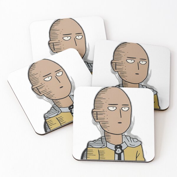 Item preview, Bald Hero Minimal Anime Sticker designed and sold by ZenOtaku Lab.