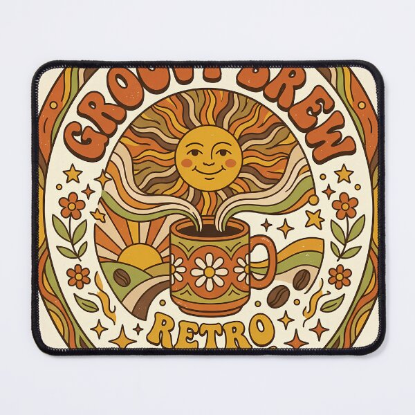Item preview, Groovy Brew Retro Coffee designed and sold by LaJa1111.