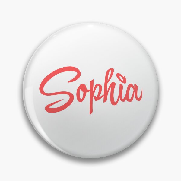 Item preview, Sophia Name Pink Minimalist Cursive Typography designed and sold by EchoPrint Co..