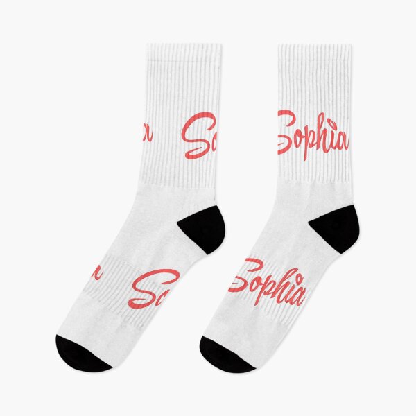 Item preview, Sophia Name Pink Minimalist Cursive Typography designed and sold by EchoPrint Co..