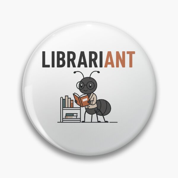Item preview, Funny Ant Librarian Pun designed and sold by NicramR.