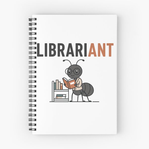 Item preview, Funny Ant Librarian Pun designed and sold by NicramR.