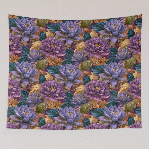 Item preview, Edgy Lotus Flower  - Retro Flower Floral - Christmas Gift Ideas designed and sold by RoyalStarsPatts.