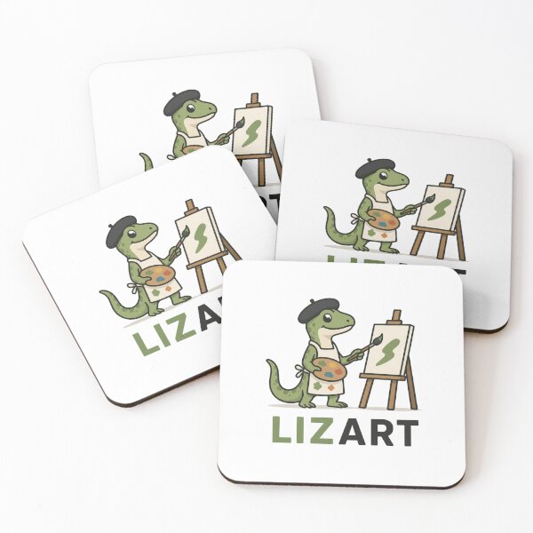 Item preview, Funny Lizard Artist Pun designed and sold by NicramR.
