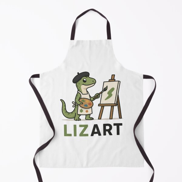 Item preview, Funny Lizard Artist Pun designed and sold by NicramR.