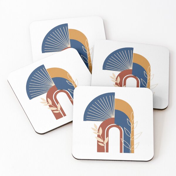 Item preview, Mid Century Modern Boho Arch Art designed and sold by Dzblack.
