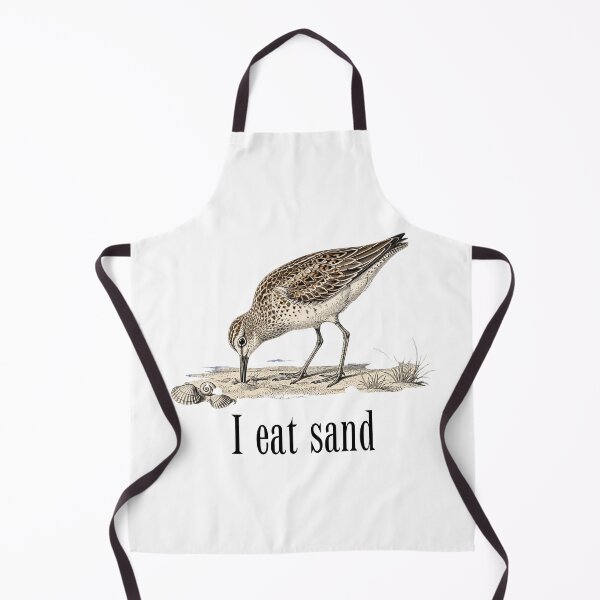 Item preview, I Eat Sand Funny Sandpiper Bird Vintage Meme Birdwatching designed and sold by Neurospicy Trolls.