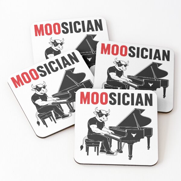 Item preview, Cow Musician Funny Animal Pun designed and sold by NicramR.