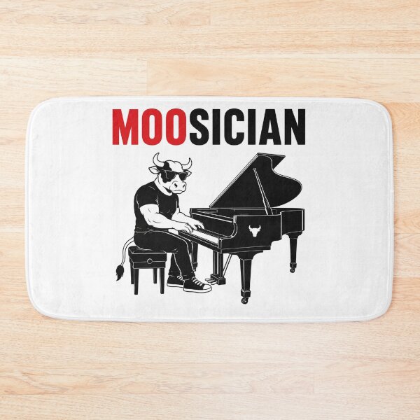 Item preview, Cow Musician Funny Animal Pun designed and sold by NicramR.