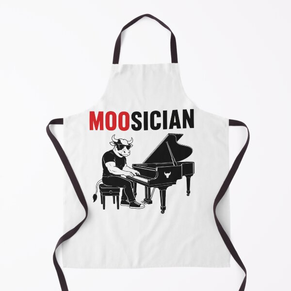 Item preview, Cow Musician Funny Animal Pun designed and sold by NicramR.