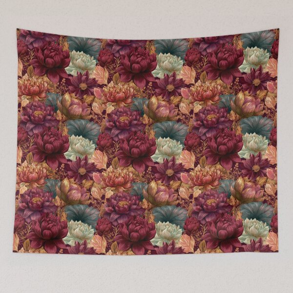 Item preview, Minimalistic Lotus Print - Flower Floral Pattern - Christmas Gifts For Dad designed and sold by RoyalStarsPatts.