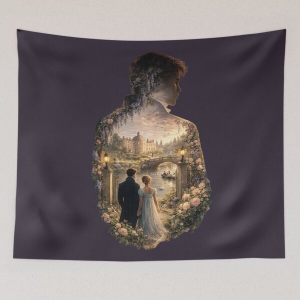 Item preview, Bridgerton Inspired | Regency Romance | Elegant Silhouette Art designed and sold by AndGarciart.