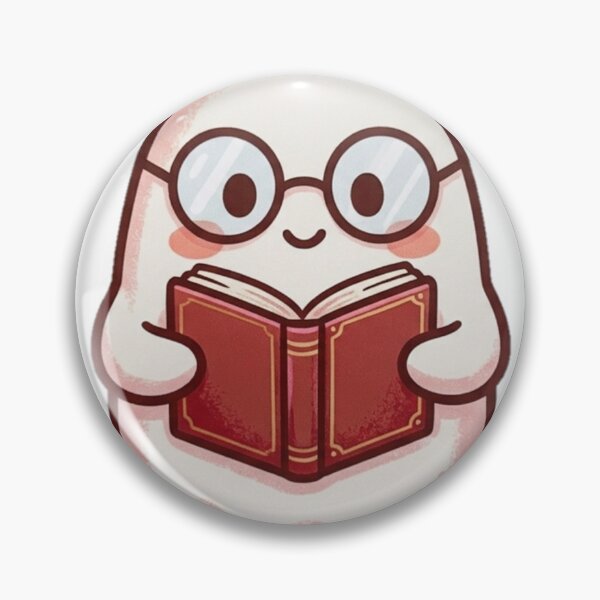 Item preview, Cute Funny Book Reading Ghost  designed and sold by Reyano.