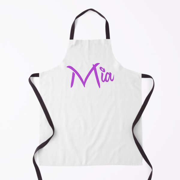 Item preview, Mia Name Purple Minimalist Cursive Typography designed and sold by EchoPrint Co..