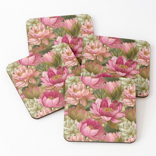 Item preview, Minimalistic Lotus  - Retro Flower Floral - Christmas Gifts For Her designed and sold by RoyalStarsPatts.