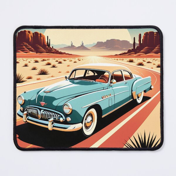 Item preview, Vintage car in desert designed and sold by tarkone.