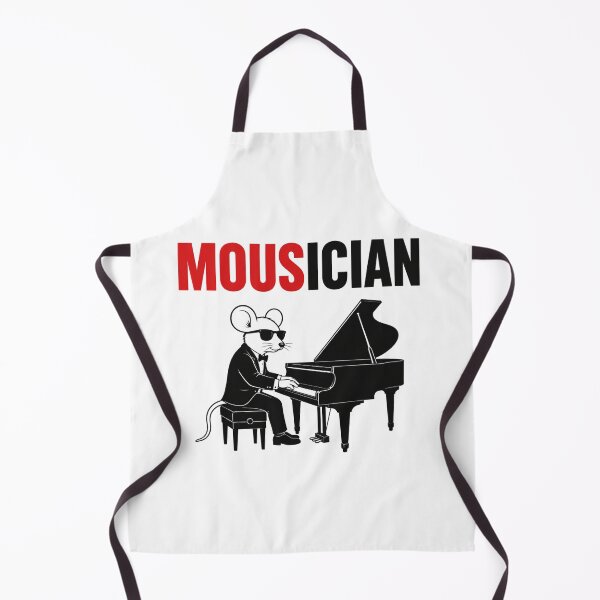 Item preview, Mouse Pianist Funny Animal Pun designed and sold by NicramR.