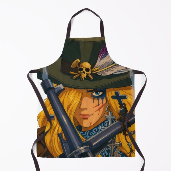 Item preview, Gothic Gunslinger Fan Art | Dark Western Cowgirl Portrait | Classic Western Animation Style designed and sold by Hollow Moon Studios..