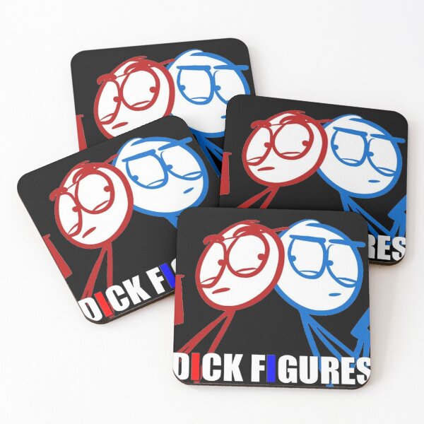 Item preview, Dick Figures Back to Back designed and sold by LMAOdotcom.
