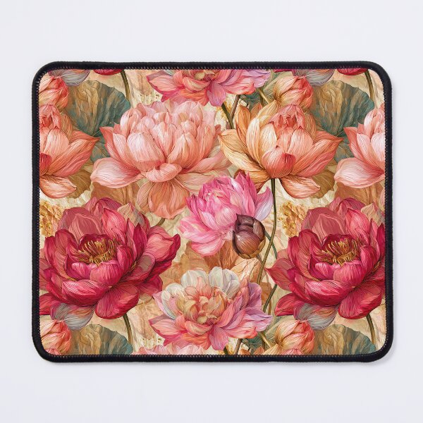 Item preview, Blooming Lotus Print - Birthday Flower Pattern - Christmas Gifts For Husband designed and sold by RoyalStarsPatts.