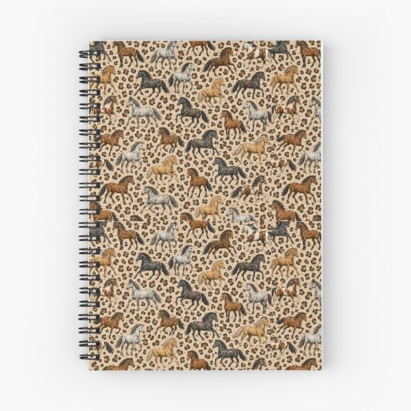 Item preview, Leopard Print Horses Pattern designed and sold by Side Quest Co..