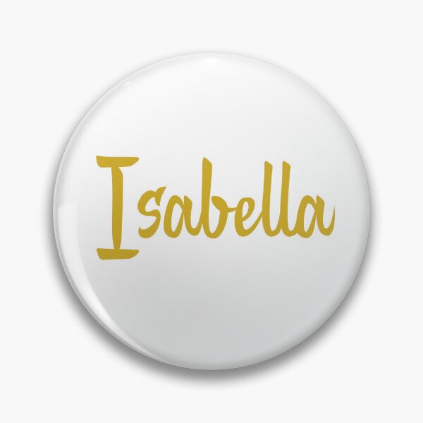 Item preview, Isabella Name Gold Minimalist Cursive Typography designed and sold by EchoPrint Co..